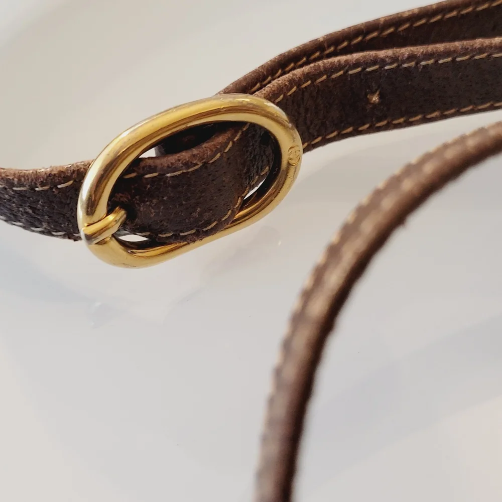 GUCCI Flap Crossbody Clutch GG Monogram Bag Vintage - Picture 14 of 16